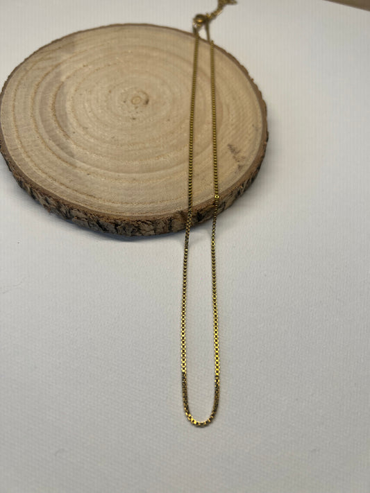 Collier minimaliste or