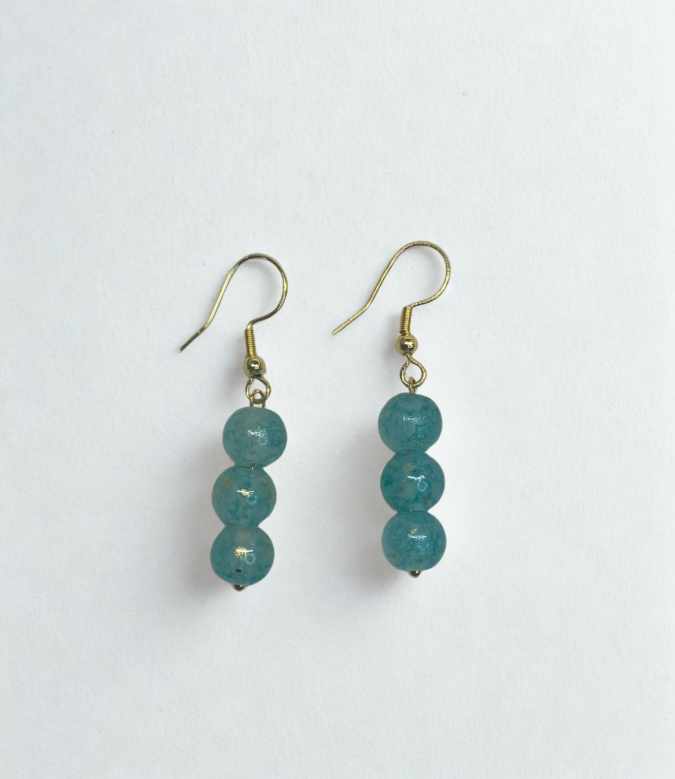 Créations boucles d'oreilles turquoise