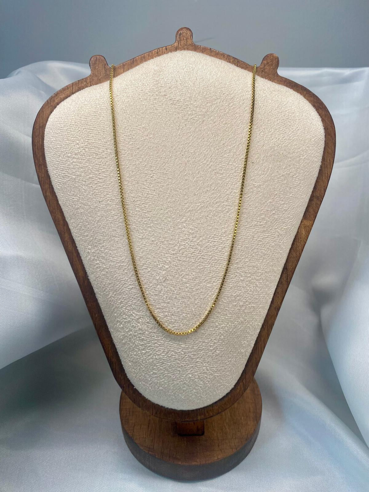 Collier minimaliste or